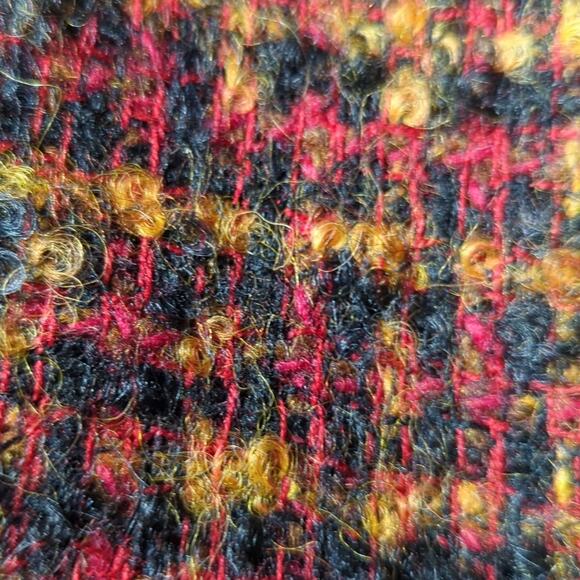 Geoffrey Alexander Private Agenda Vintage Red Tweed Boucle Blazer Womens Sz 10 - Picture 8 of 15